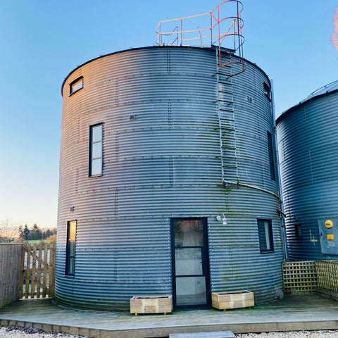 Exterior image of a converted silo