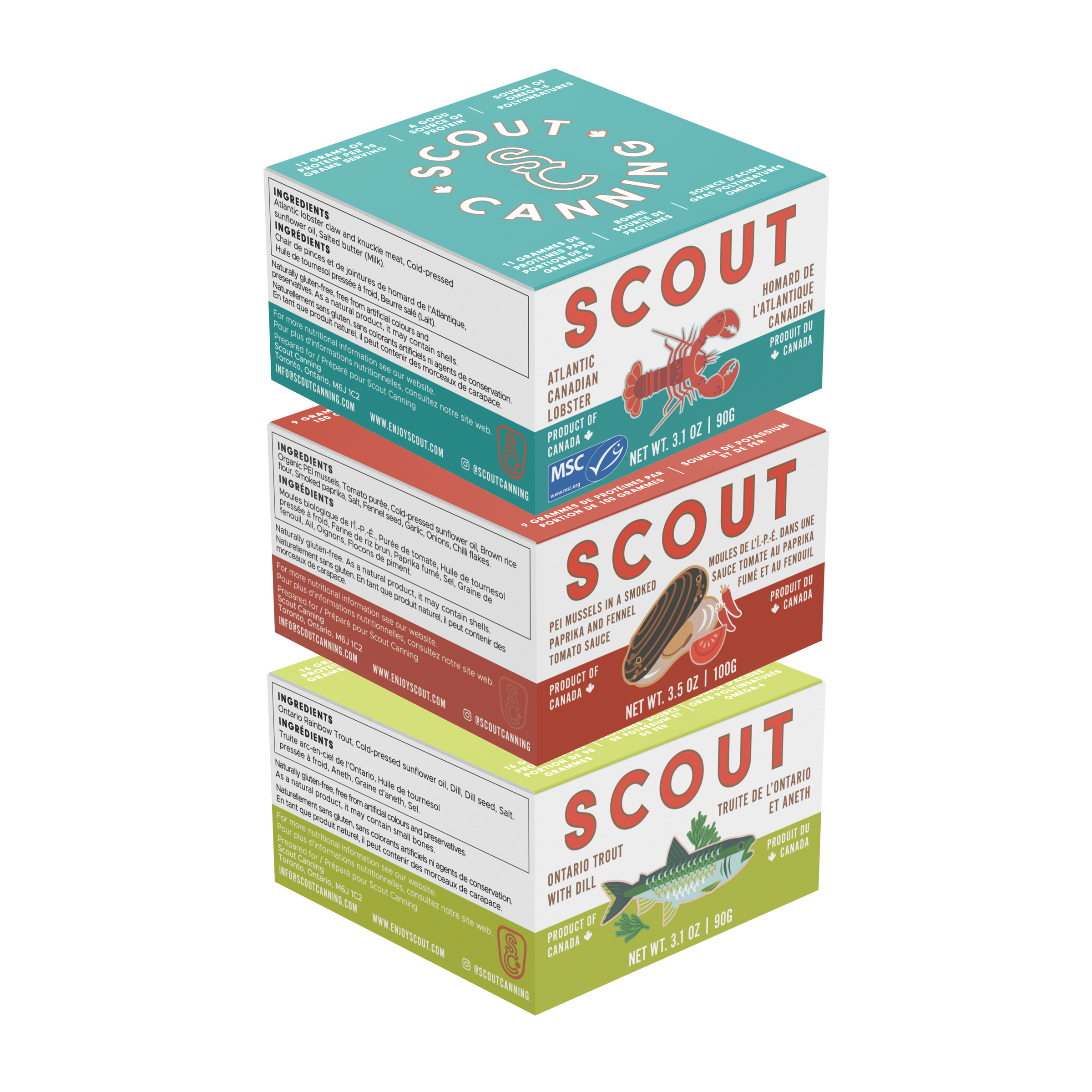 Scout Seacuterie Mixed 3 Pack Goldune