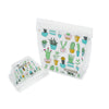 Reusable Bag 6-Piece Travel Set in Cactus against a white background