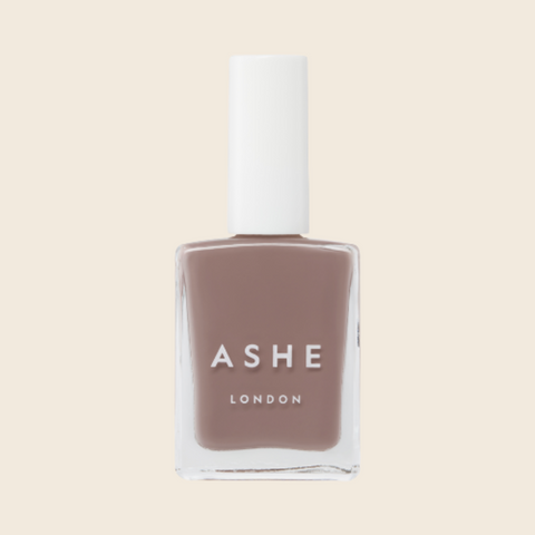A Bottle of Ashe London Vegan Nail Polish in Mary and Mildred Pink