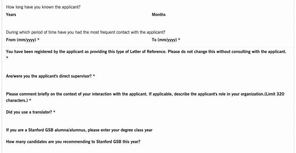 stanford summer session rec letters