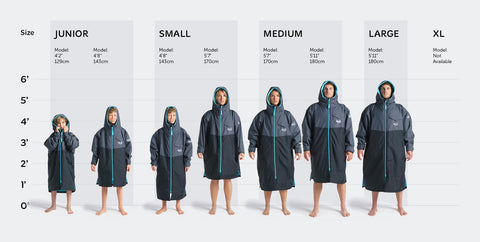 Robie Robes Dry Series Size Guide Photo