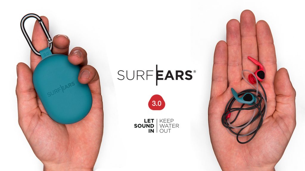 SurfEars ear plugs with case