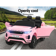 Load image into Gallery viewer, Kids Ride On Car Licensed Land Rover 12V Electric Car Toys Battery Remote Pink

