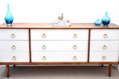 retro painted sideboard