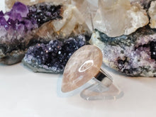 Load image into Gallery viewer, Peach Moonstone Crystal Ring
