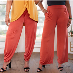 Convertible Wide Leg or Jogger Travel Pants at Lovely PUSH Boutique