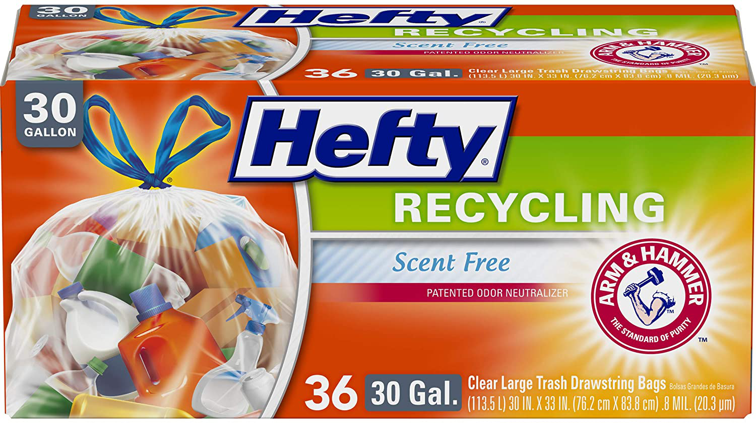 Hefty Recycling Trash Bags