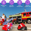 Fire Truck Toy with Lights, Sounds, Sirens, Extendable Ladder, Powerful Friction Wheels, 5 Firemen, Firefighter Figures - Red Mini Firetruck Engine for Toddlers, Kids, Boys, Girls Ages 3-7