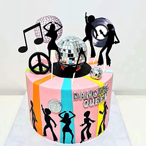 Disco Party Theme Cake