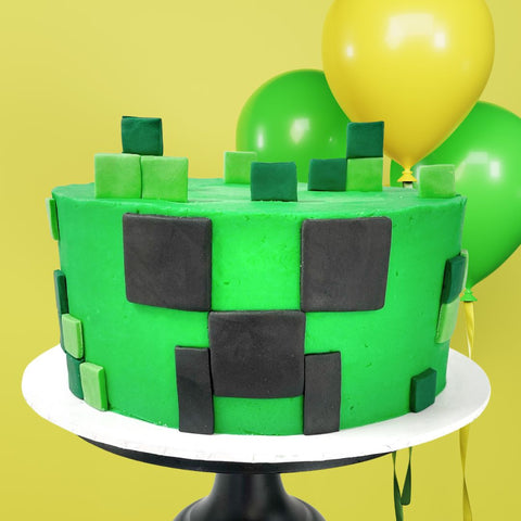 Minecraft Creeper DIY Cake Kit Birthday Party