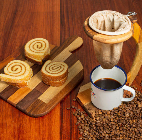 Traditional Costa Rican Method of Making Coffee Chorreado