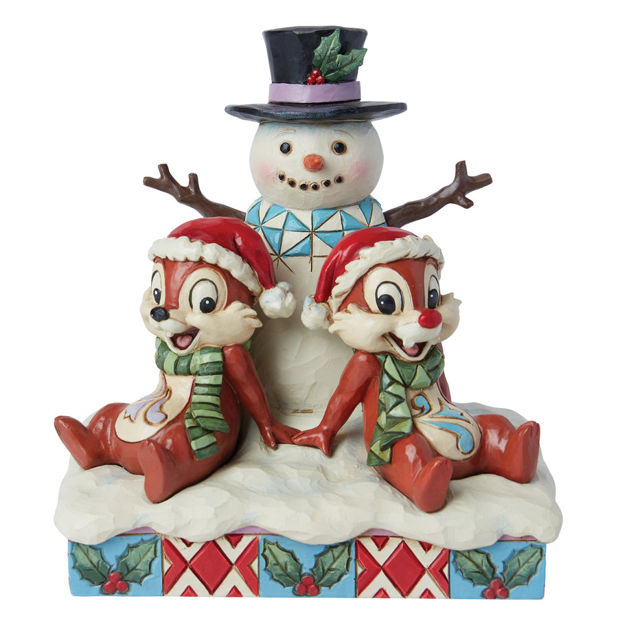 Jim Shore Disney Traditions: Stitch & Angel with Snowman Rotator Figur –  Sparkle Castle