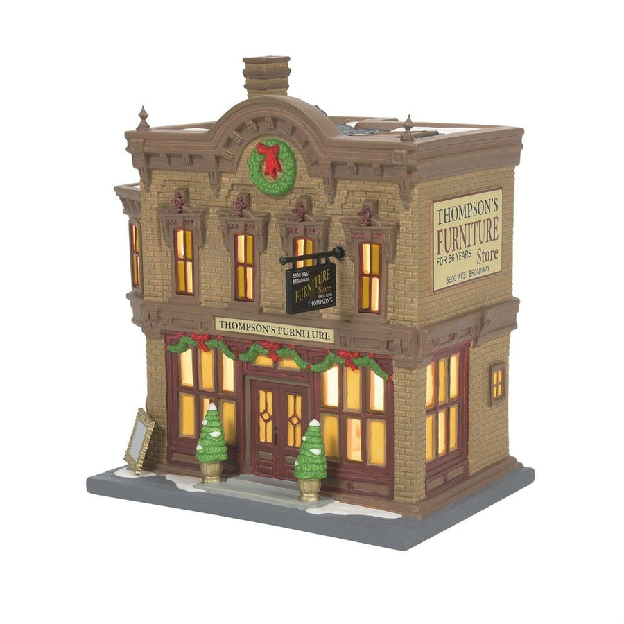 Department 56 Christmas in The City Model Railroad Shop