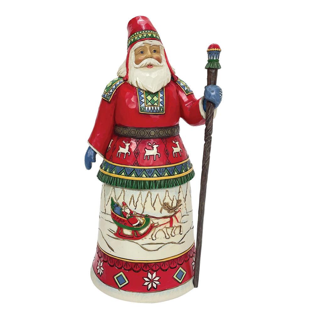 Jim Shore Heartwood Creek: Nordic Noel Santa in Boots Figurine