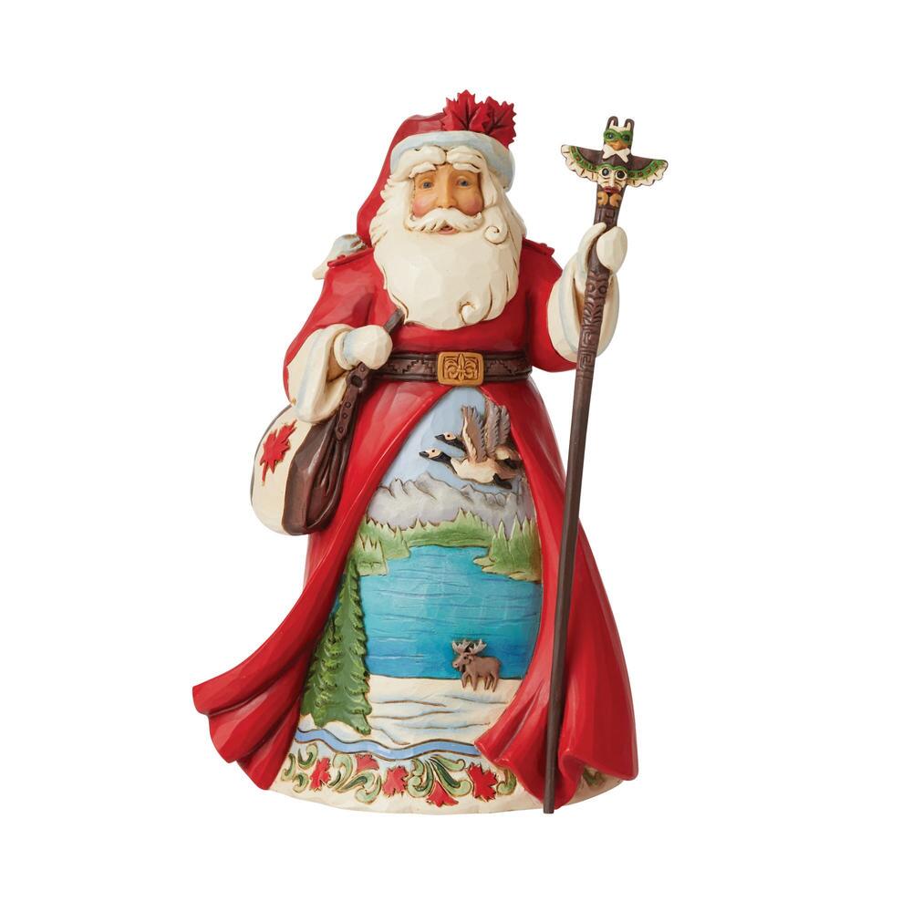 Jim Shore Heartwood Creek: Nordic Noel Santa in Boots Figurine