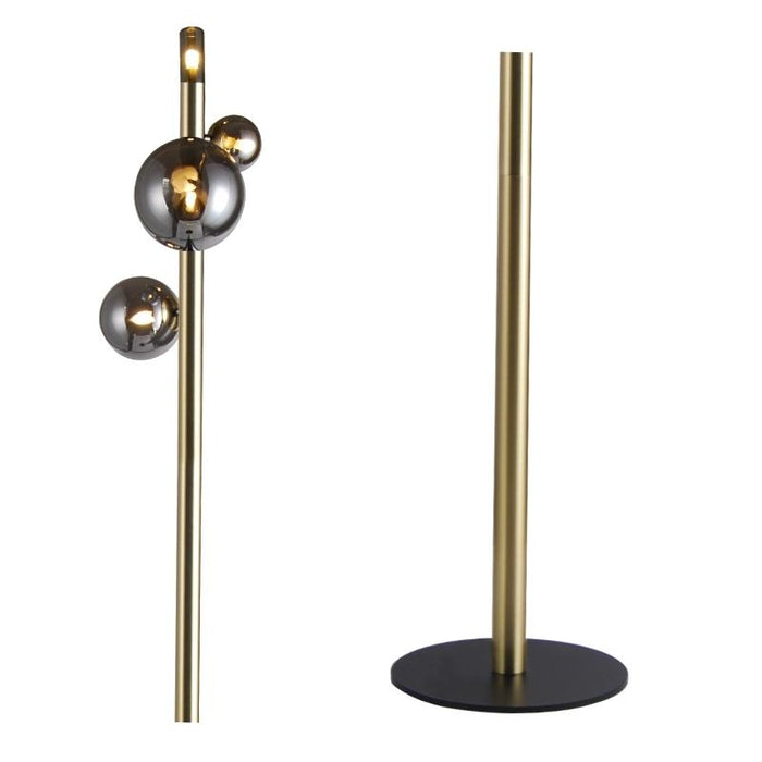 gold bubble floor lamp