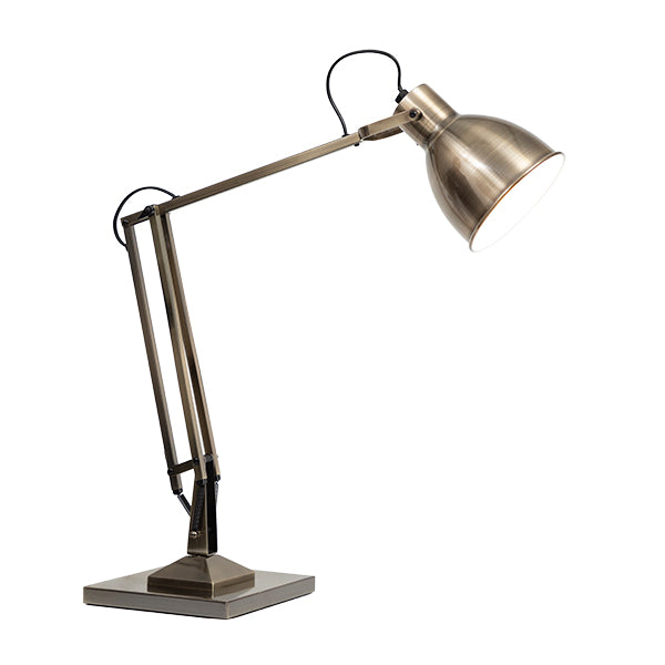 brushed brass lamp