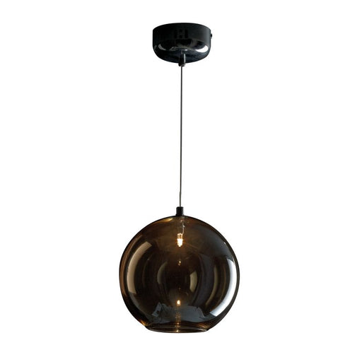 round glass pendant lights