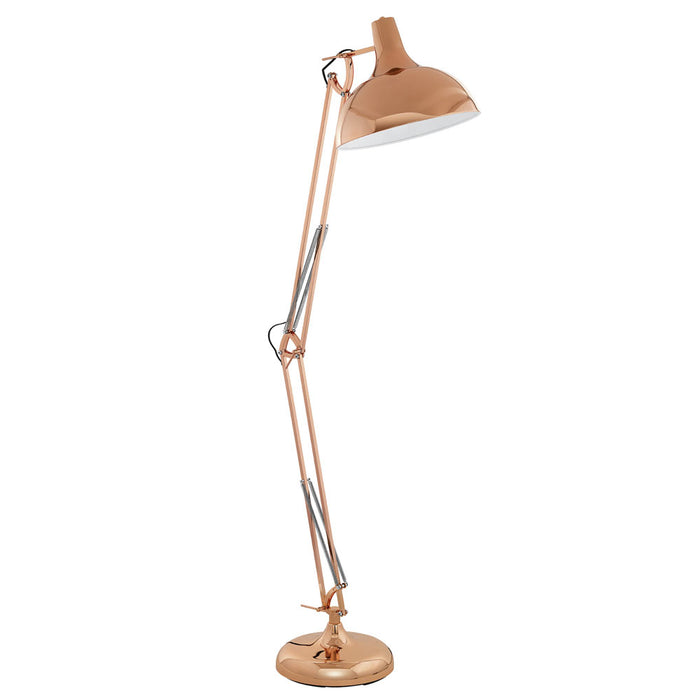 made floor lamp copper