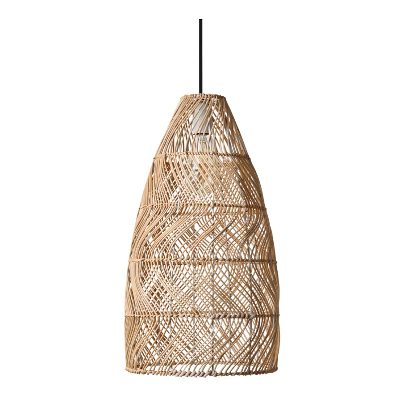 modern rattan pendant light