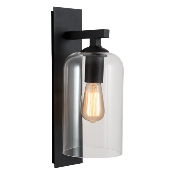 exterior wall sconce black