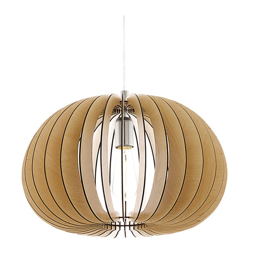 wood pendant light