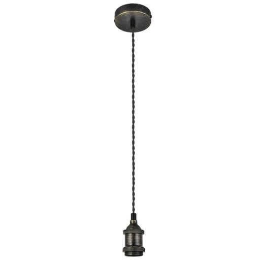 grey drum pendant light