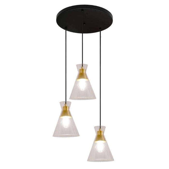 3 light pendant cluster