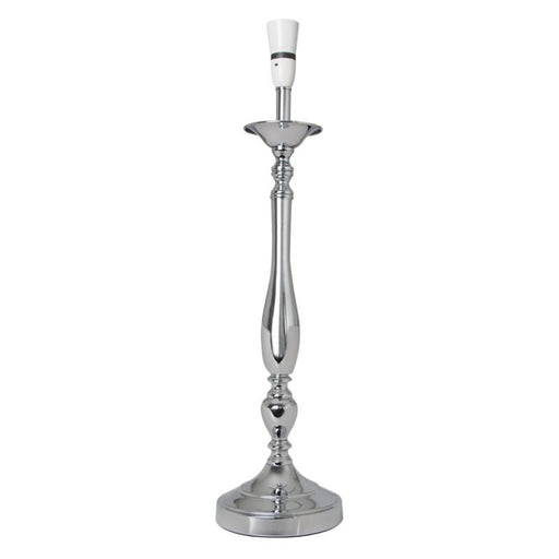 silver lamp base only