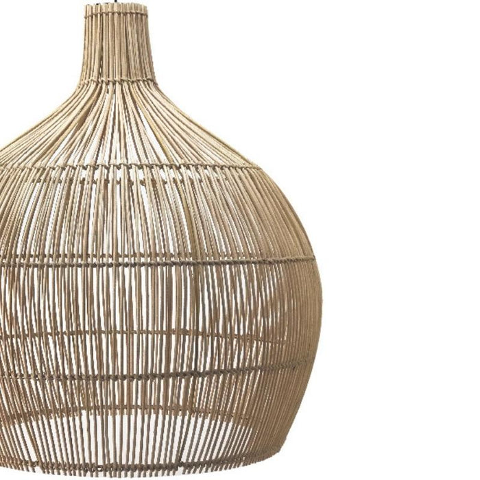 rattan pendant large