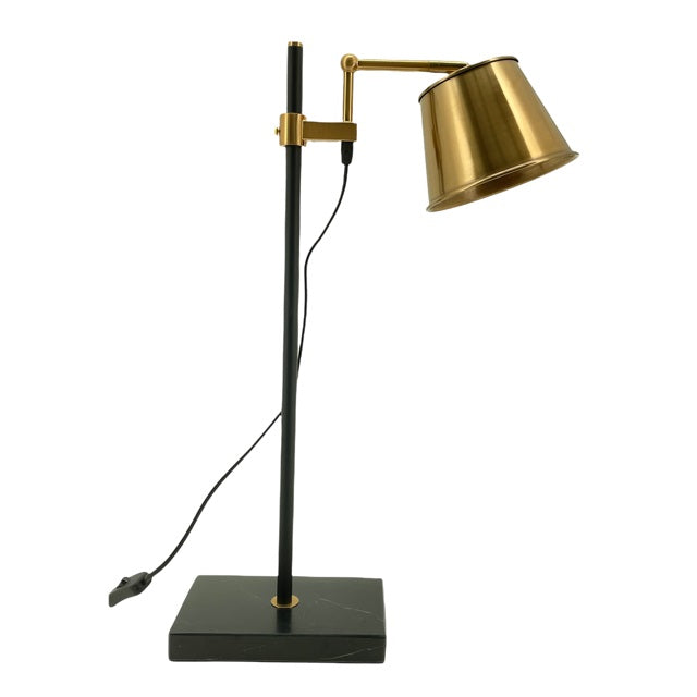 black bed side lamp