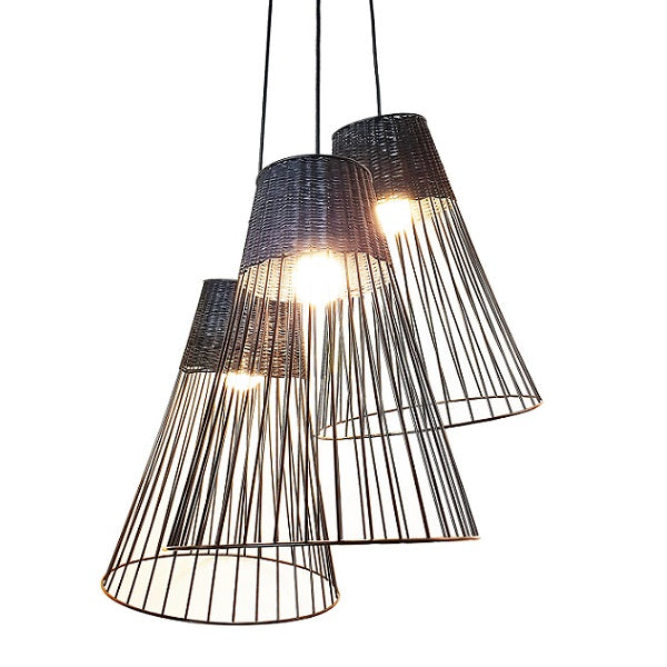 3 light pendant cluster