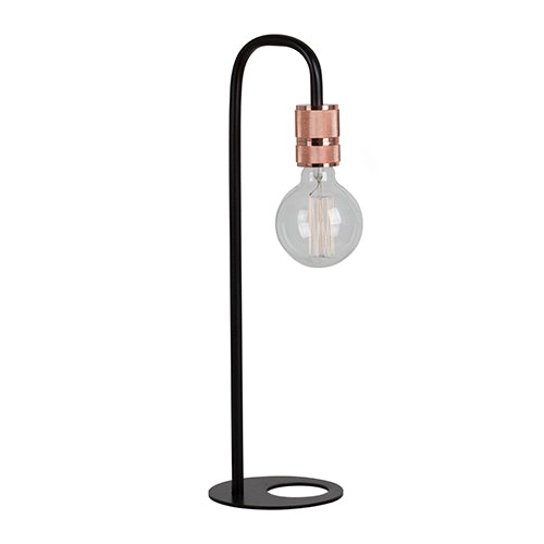 black bulb lamp