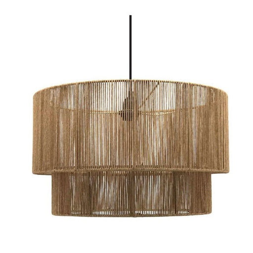 light fixture rattan