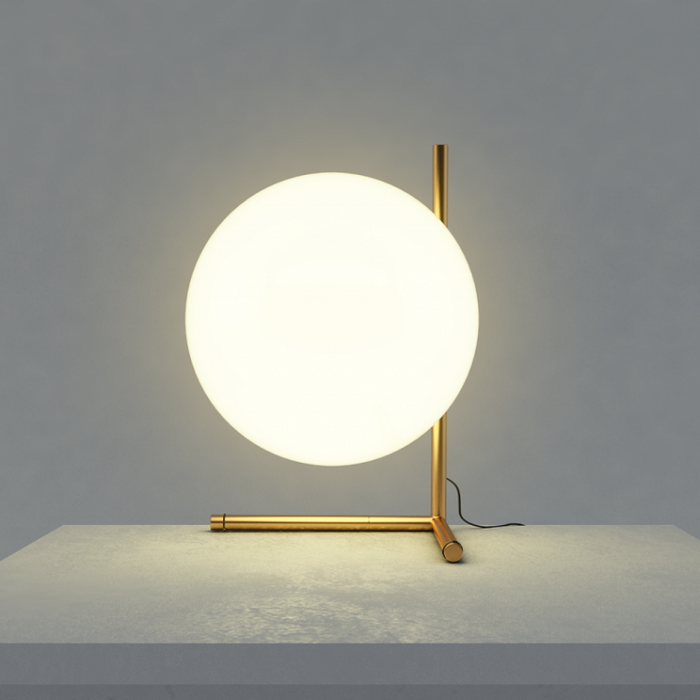 frosted glass desk lamp