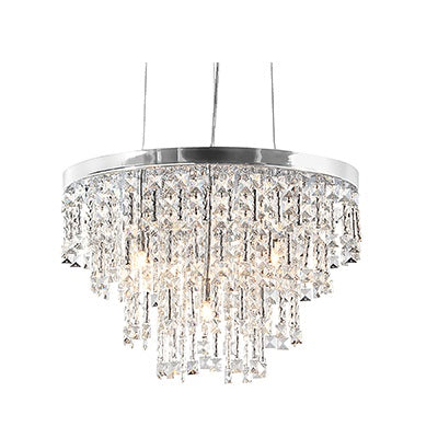 chandelier with round crystals