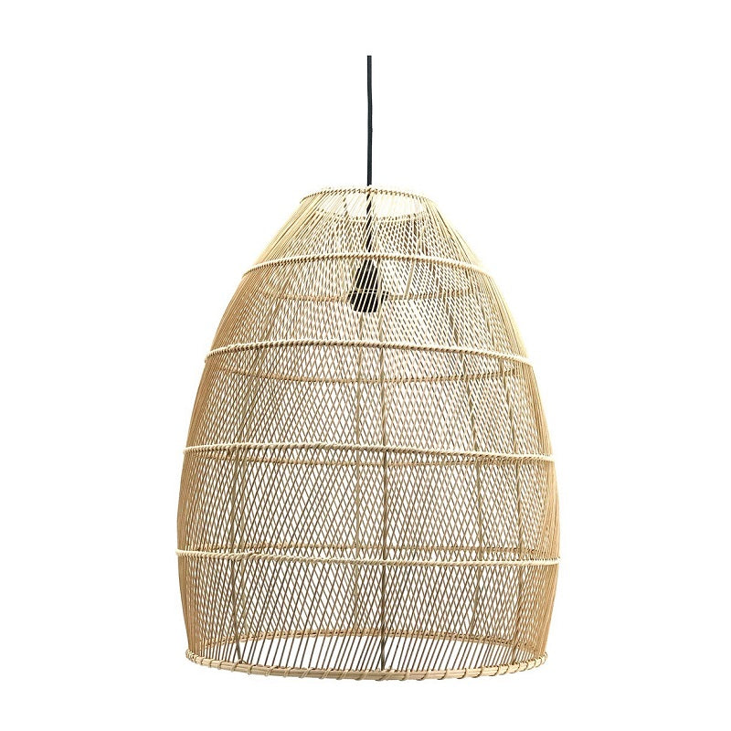 light fixture rattan