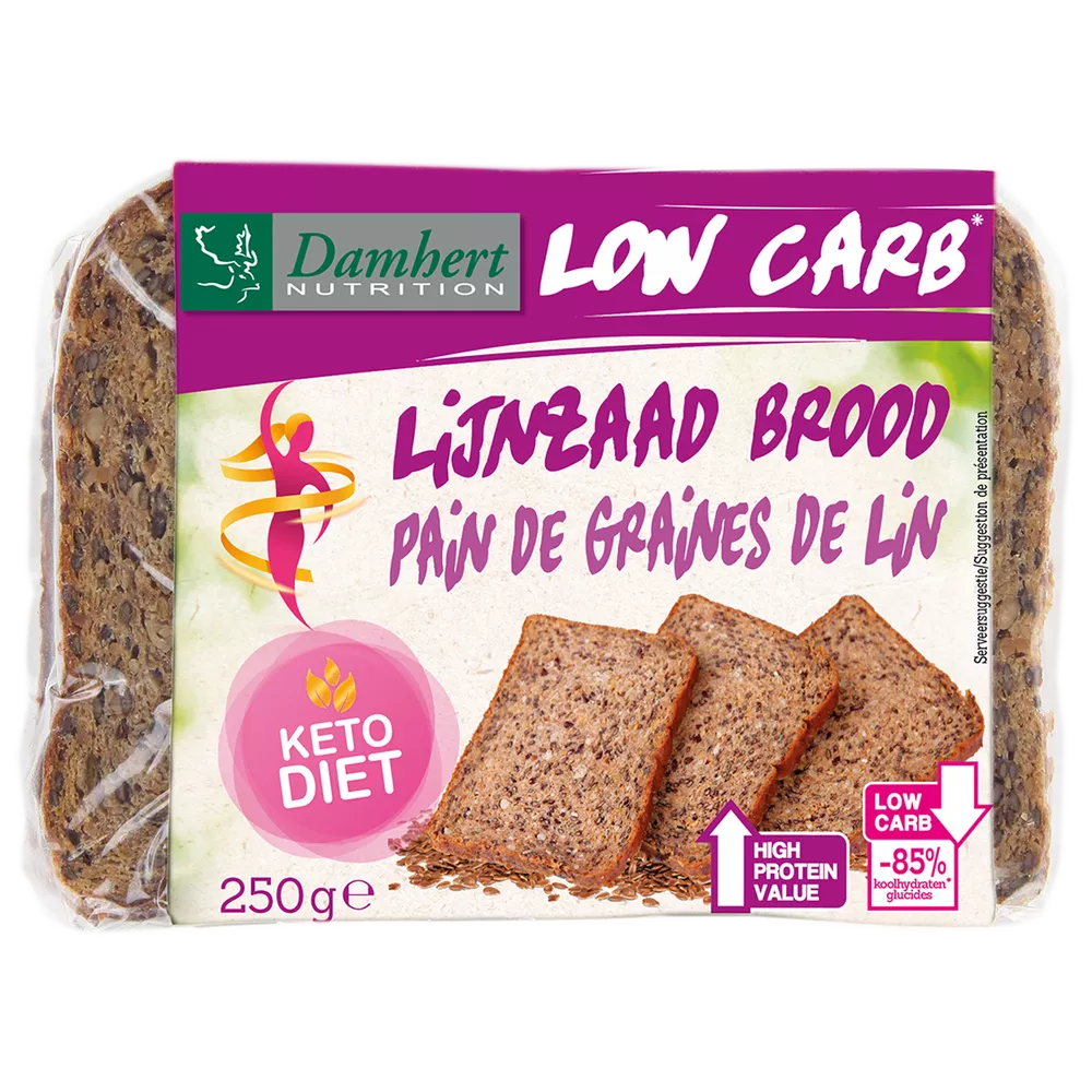 Pane low carb ai semi di lino - Damhert