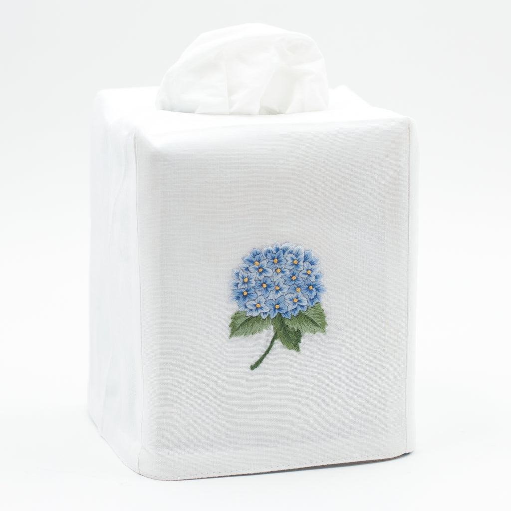 blue tissue box