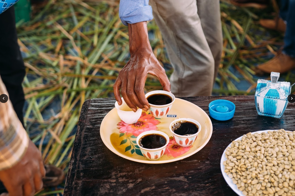 Ethiopian coffee ceremony by William Forsman