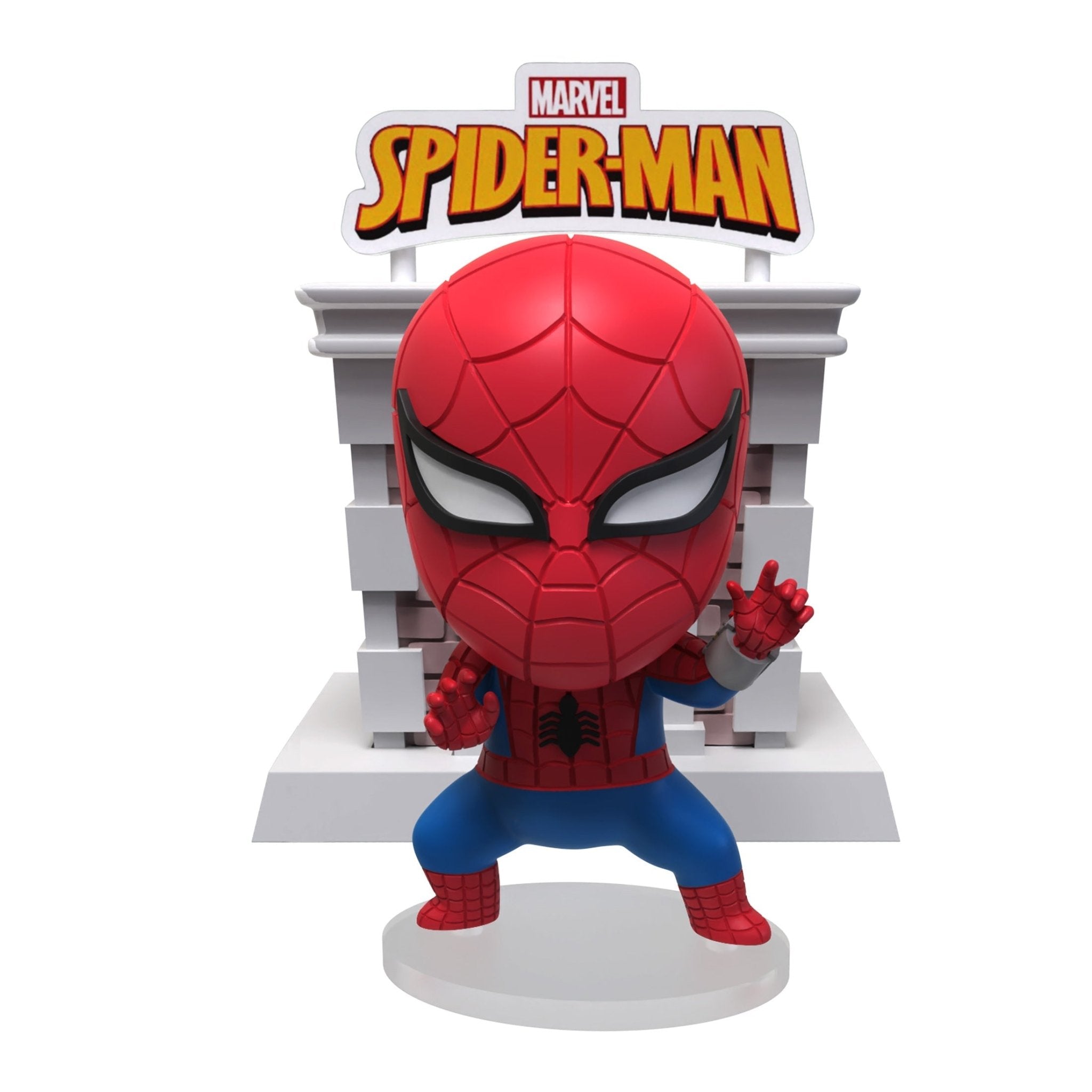 Marvel Spider-Man Tower Series Hero Box - Blind Box (6 Pack) - YuMe Toys