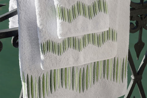 AMSTERDAM Bath: Green towels