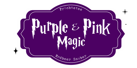 Purple & Pink Magic - Etikett in Violett