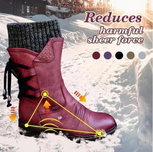 Women Arched Support Warm Snow Boots 