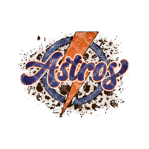 Houston Baseball Astro Pink Design PNG File 