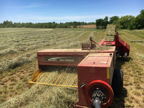 Our beloved awesome New Holland 575 Square baler