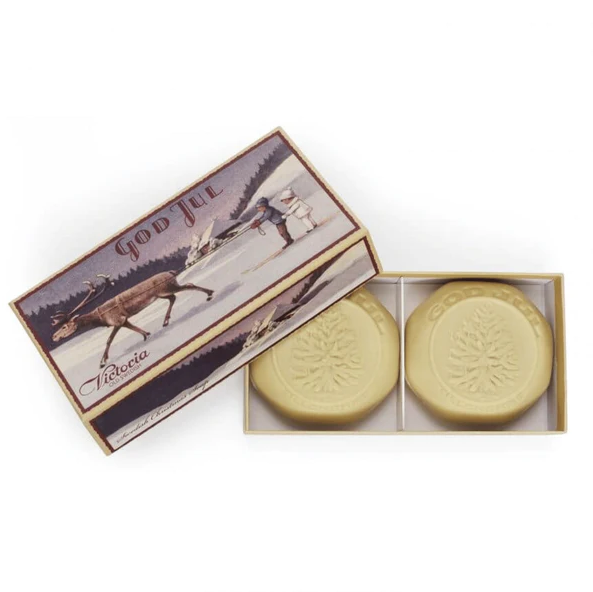 Victoria God Jul! Reindeer Soap Duo