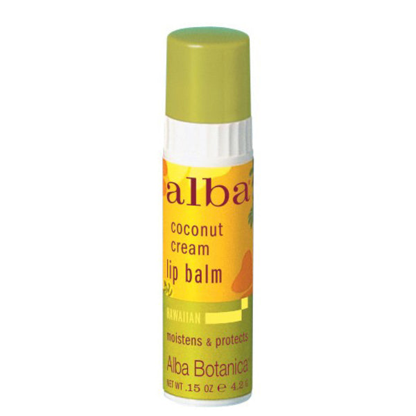 Alba Botanica Coconut Cream Lip Balm (0.15 oz) #25242