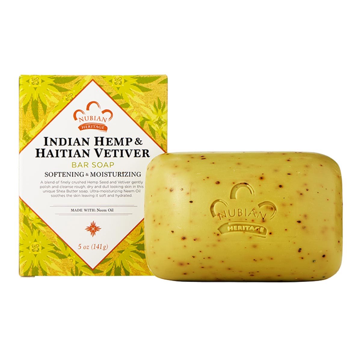 Nubian Heritage Indian Hemp and Haitian Vetiver Soap (5 oz) #10070940